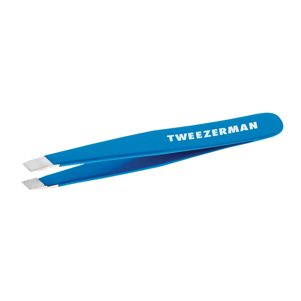 [-] Tweezerman - Mini Slant Tweezer - Bahama Blue