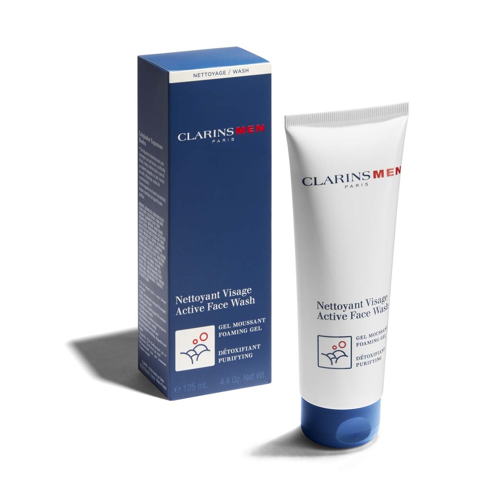 [4996060] Clarins - Men Active Face Wash Foaming Gel - 125ml
